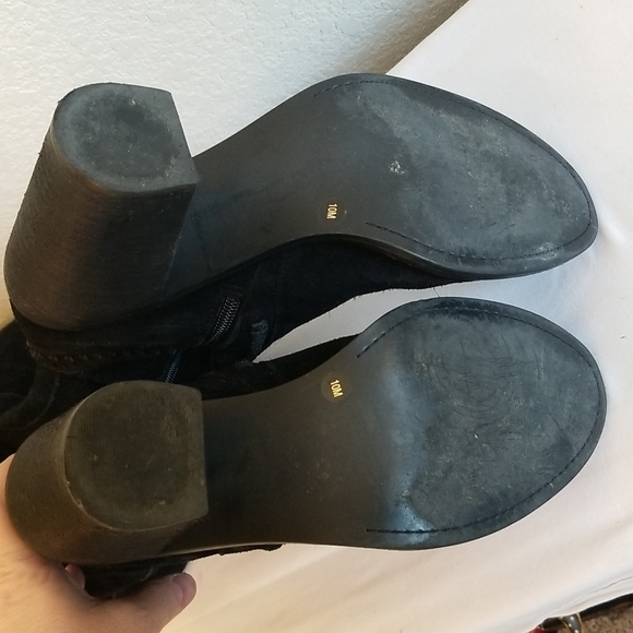 Vince Camuto Madolee Black Suede Over the Knee Boots 10M - Picture 16 of 16